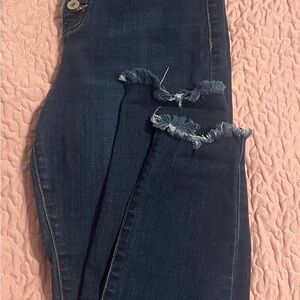 KanCan Dark Blue Distressed Skinny Jeans